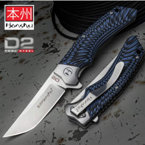 Sekyuriti Pocket Knife | Black And Blue | Honshu | SHOGUN