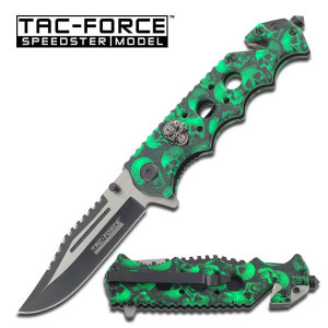 Tac Force Green Skull