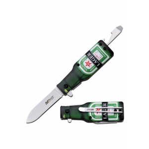 Bottle Beer Pocket Knife | Green | Mtech | SHOGUN