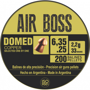 .25 Domed | Copper | 33 Grains | Air Boss