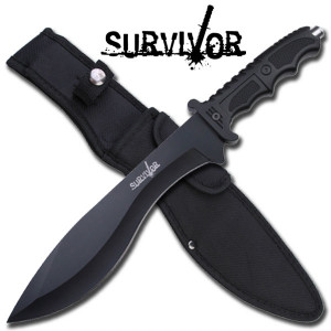 Survivor | Survival Kukri | Black | Mes