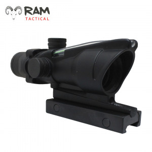 RAM Optics | Green Fiber Optic ACOG Sight Black