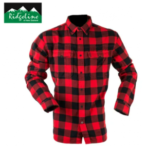 Checked Shirt | Red | Ridgeline